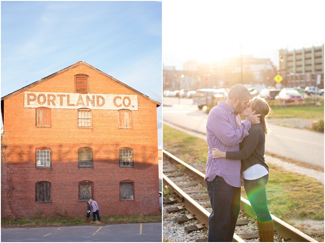 Eastern Promenade Engagement Photos Portland, Maine Chris & Brianna