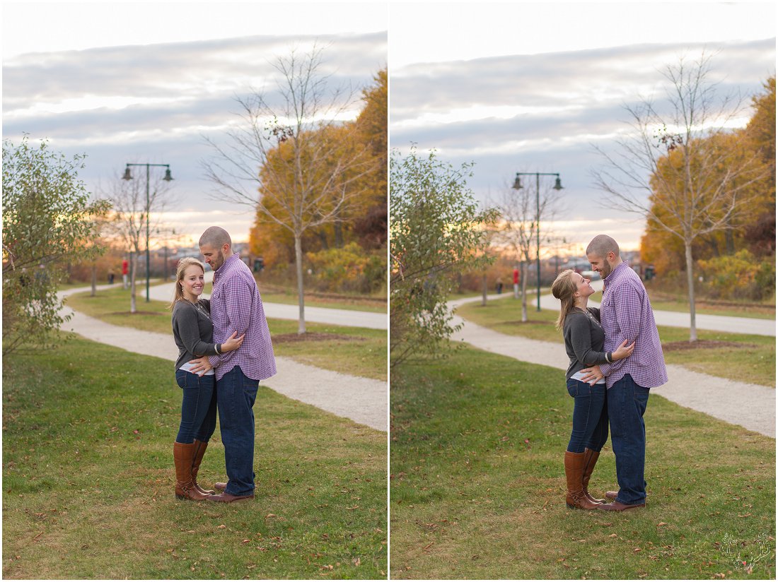 Eastern Promenade Engagement Photos Portland, Maine Chris & Brianna