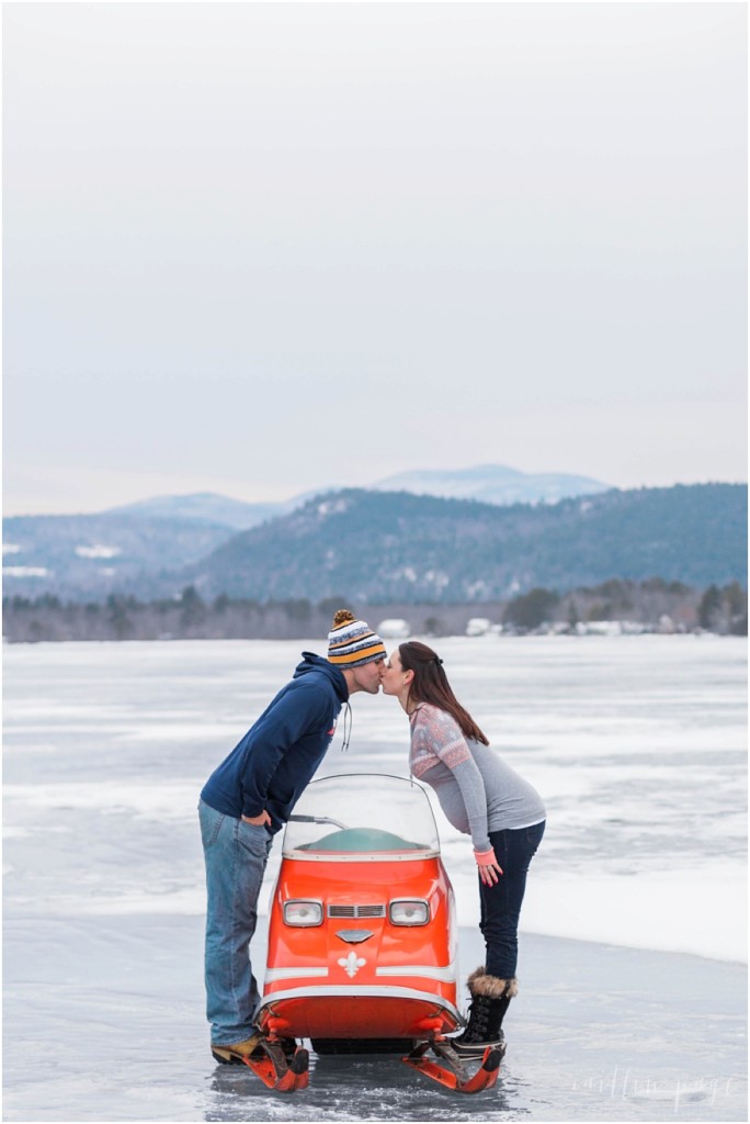 Ossipee Lake Freedom New Hampshire Outdoor Winter Maternity Session00017