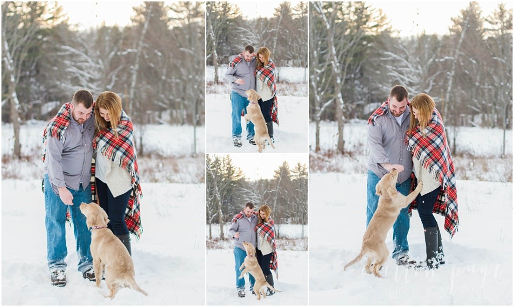 Winter Country Engagement Session Freedom New Hampshire Caitlin Page Photography00022