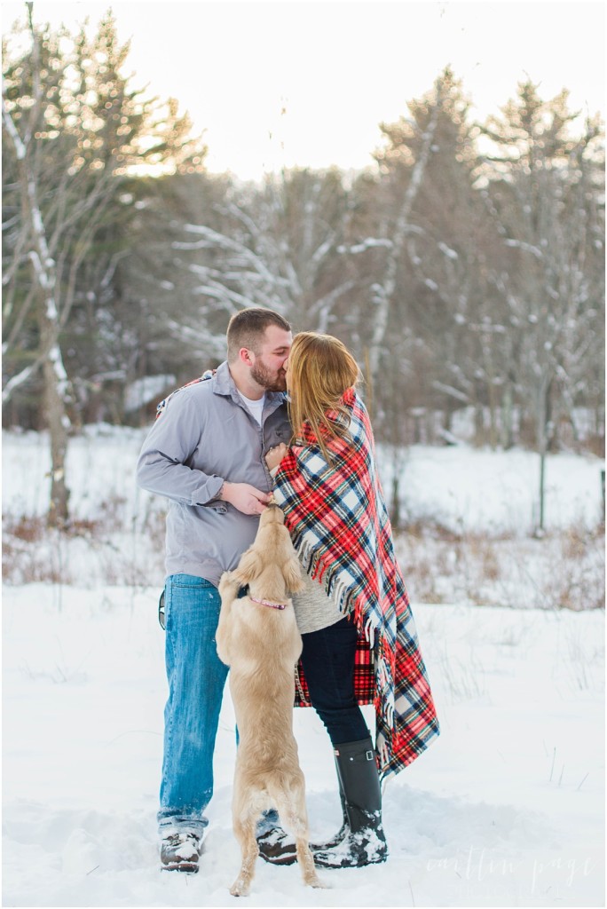 Winter Country Engagement Session Freedom New Hampshire Caitlin Page Photography00023