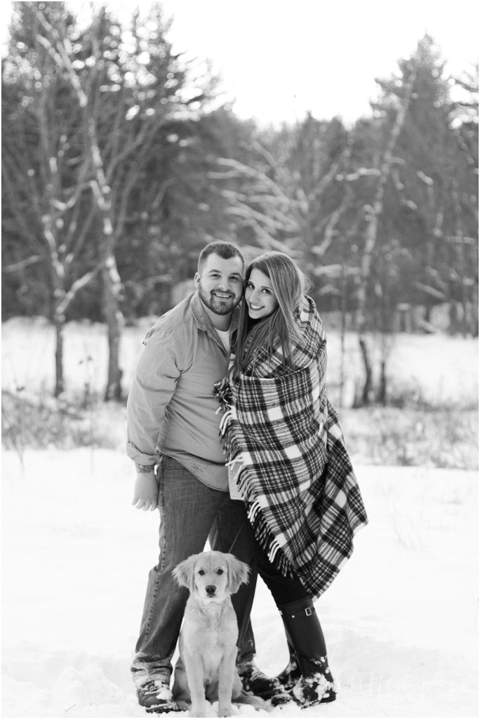 Winter Country Engagement Session Freedom New Hampshire Caitlin Page Photography00024
