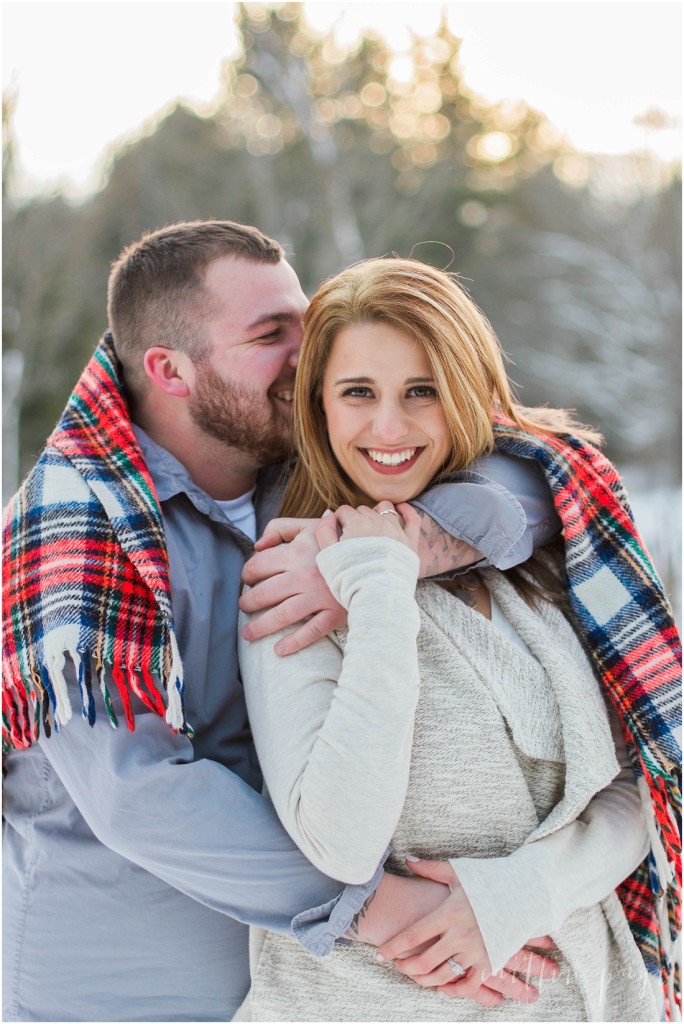 Winter Country Engagement Session Freedom New Hampshire Caitlin Page Photography00026