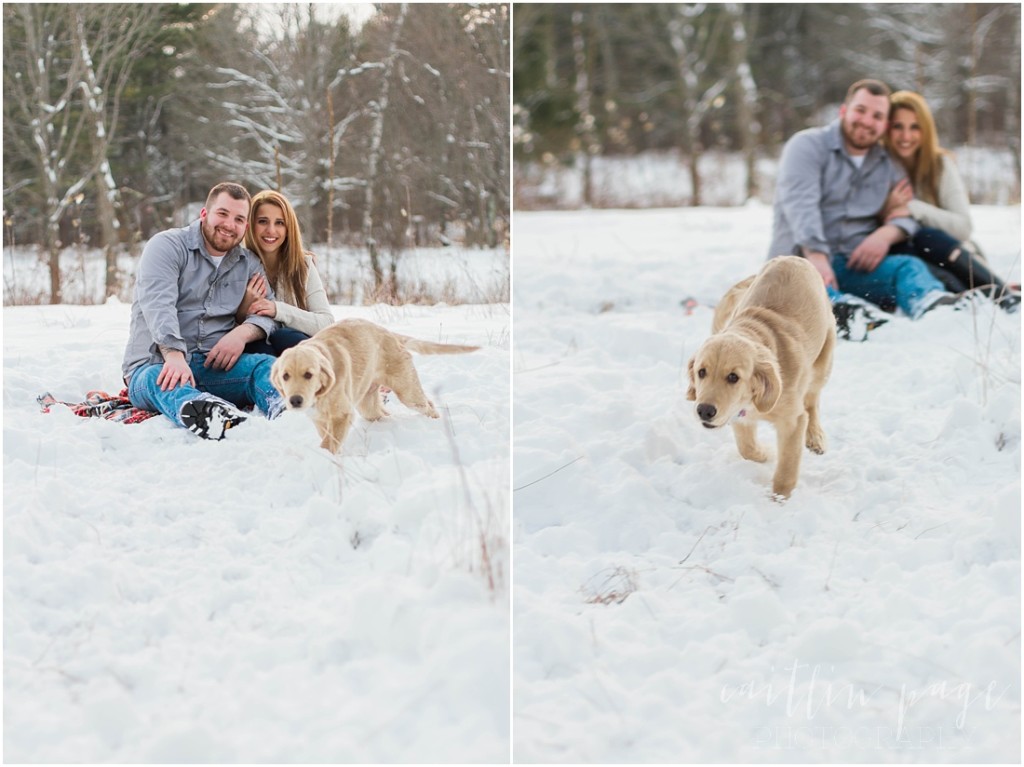 Winter Country Engagement Session Freedom New Hampshire Caitlin Page Photography00031