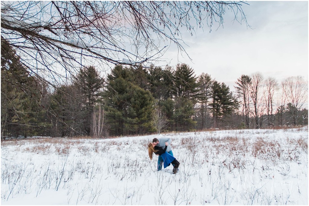 Winter Country Engagement Session Freedom New Hampshire Caitlin Page Photography00042