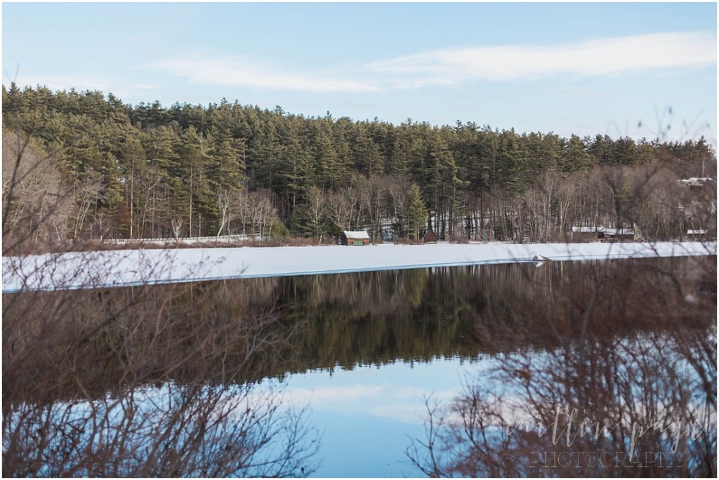 Chocorua Lake New Hampshire Outdoor Winter Engagement Shoot Caitlin Page Photography 00002