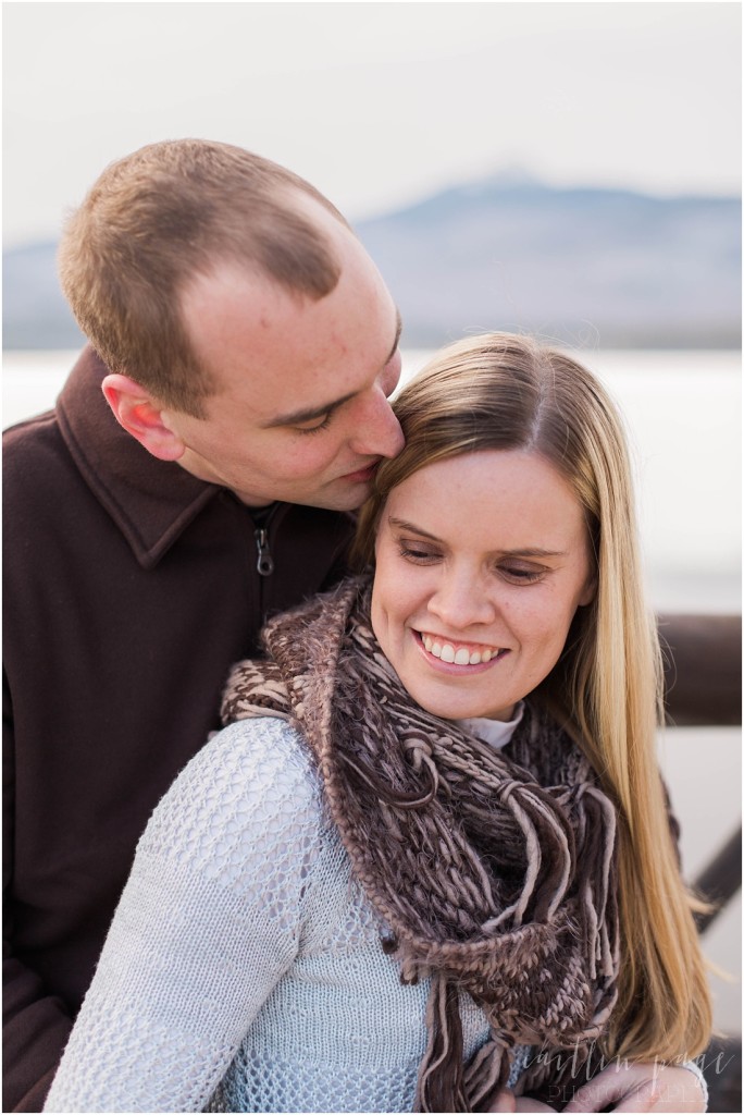 Chocorua Lake New Hampshire Outdoor Winter Engagement Shoot Caitlin Page Photography 00004