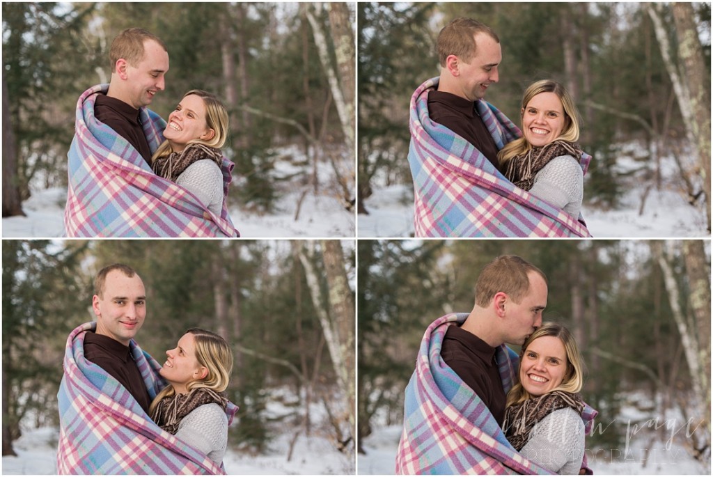 Chocorua Lake New Hampshire Outdoor Winter Engagement Shoot Caitlin Page Photography 00016