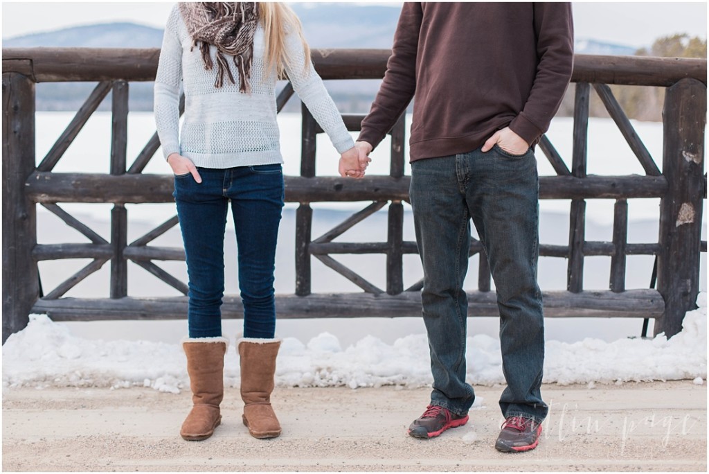 Chocorua Lake New Hampshire Outdoor Winter Engagement Shoot Caitlin Page Photography 00021