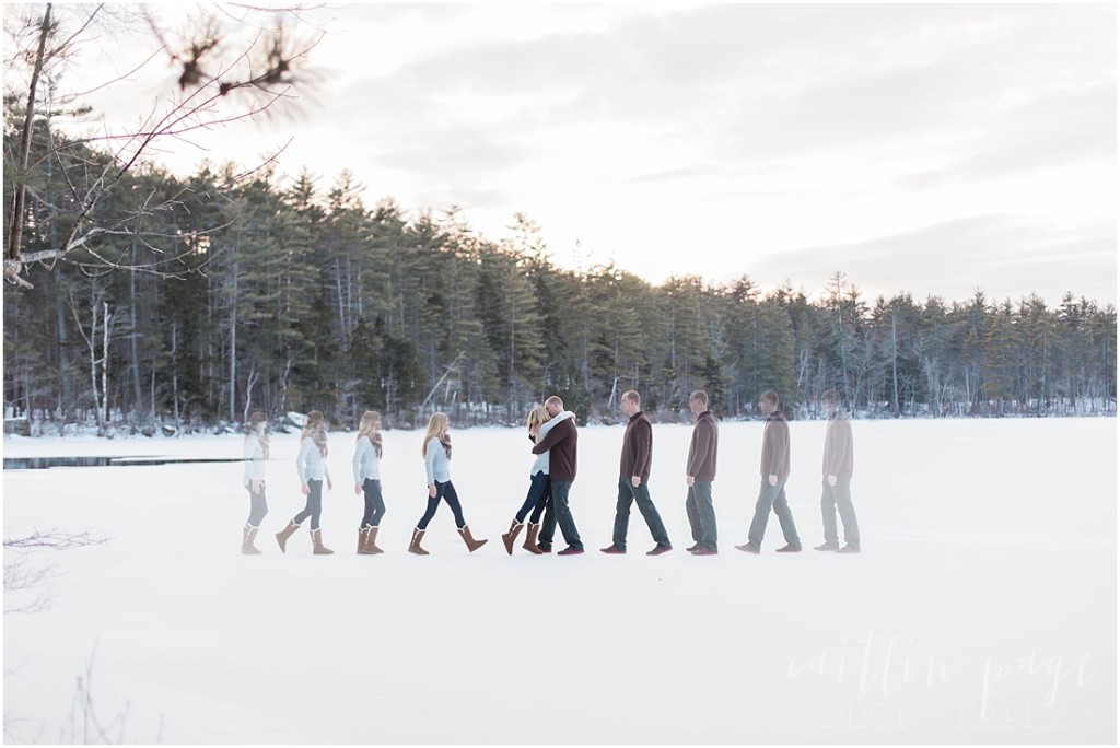 Chocorua Lake New Hampshire Outdoor Winter Engagement Shoot Caitlin Page Photography 00026