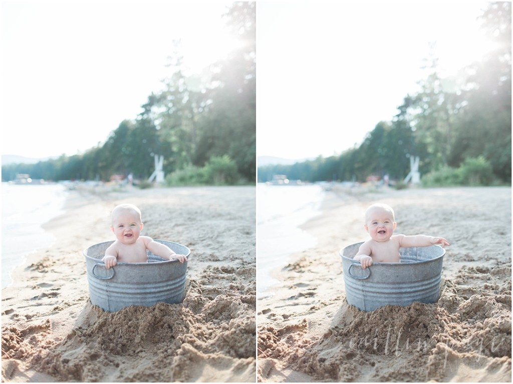 Ossipee Lake Freedom New Hampshire 6 Month Portraits Caitlin Page Photography 00008