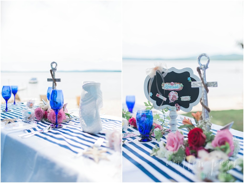 Nautical Bridal Shower Ossipee Lake New Hampshire Caitlin Page Photography 00028
