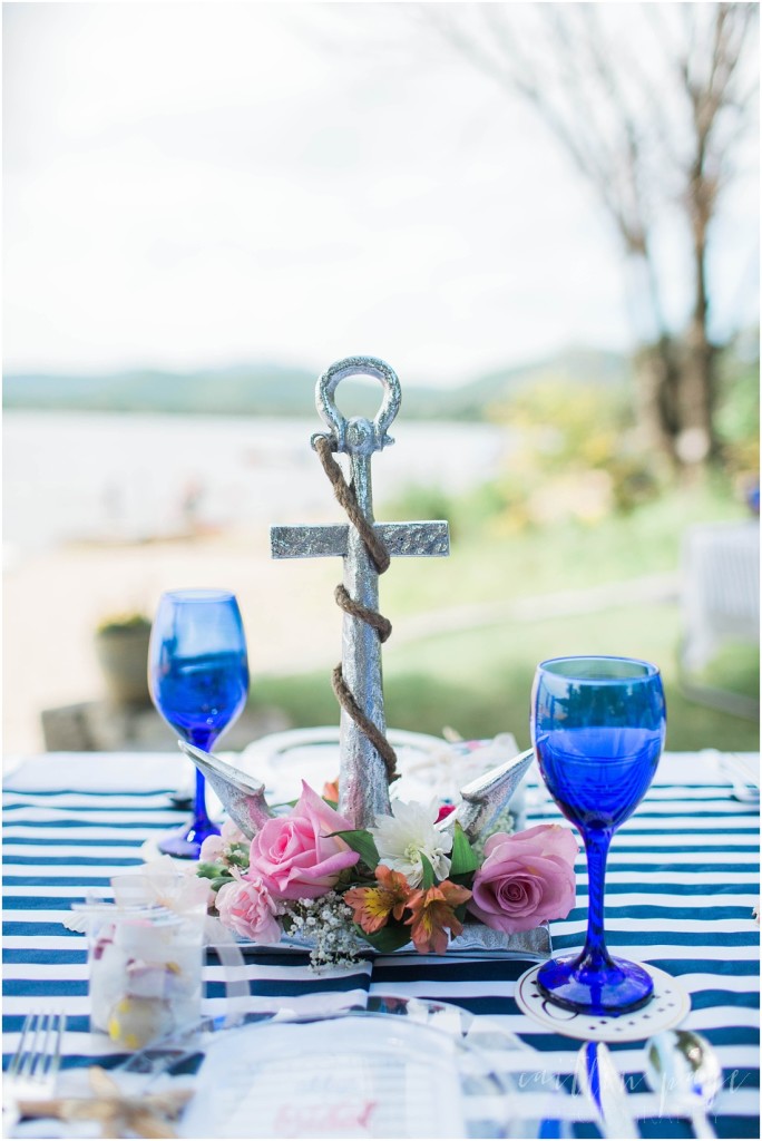 Nautical Bridal Shower Ossipee Lake New Hampshire Caitlin Page Photography 00032