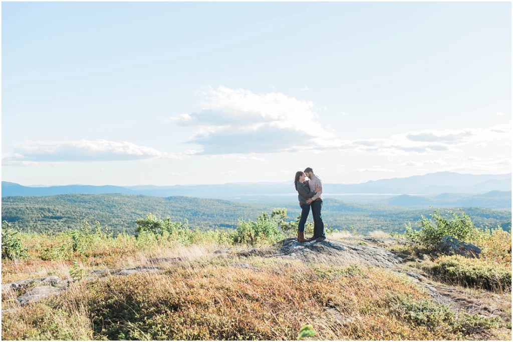 Mountaintop Engagement Session Foss Mountain Eaton New Hampshire Caitlin Page Photography_0021