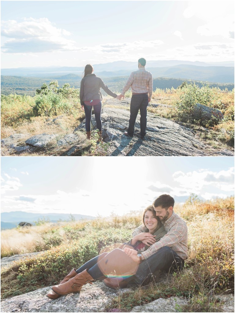Mountaintop Engagement Session Foss Mountain Eaton New Hampshire Caitlin Page Photography_0022