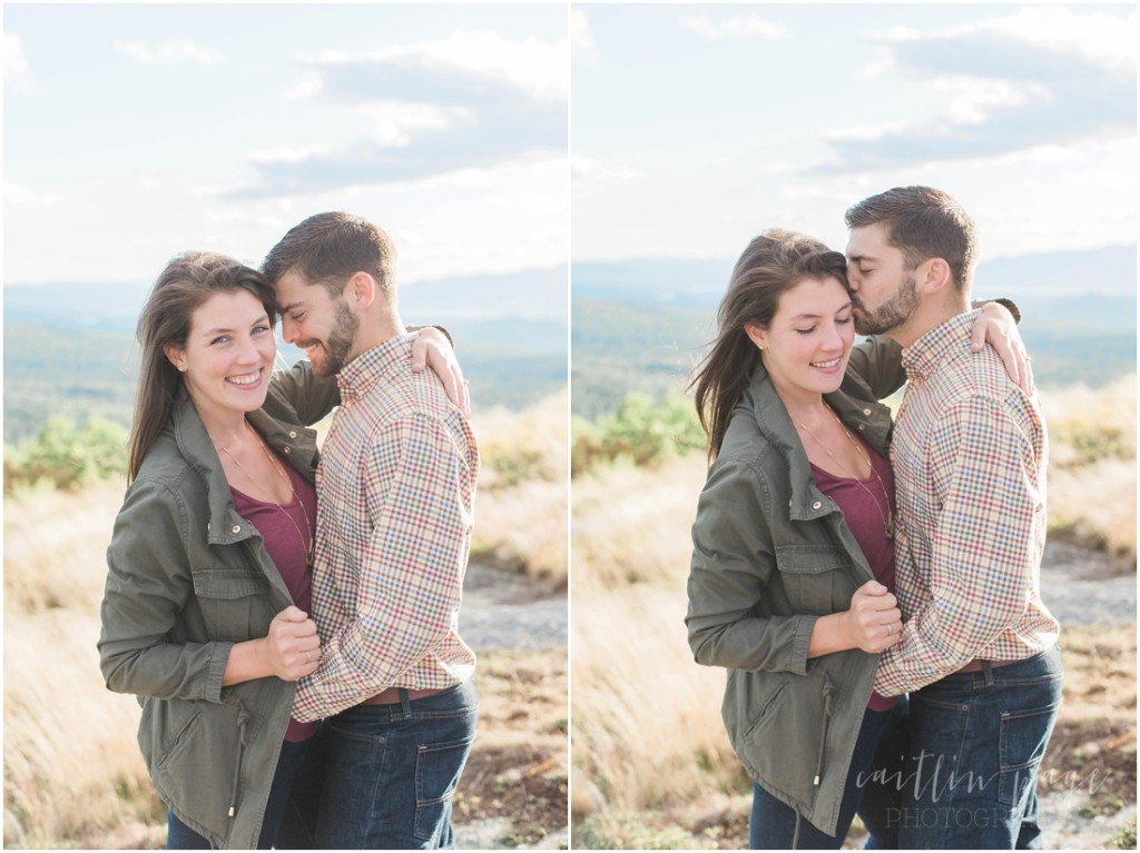 Mountaintop Engagement Session Foss Mountain Eaton New Hampshire Caitlin Page Photography_0024