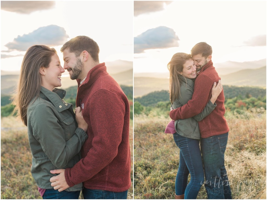 Mountaintop Engagement Session Foss Mountain Eaton New Hampshire Caitlin Page Photography_0032