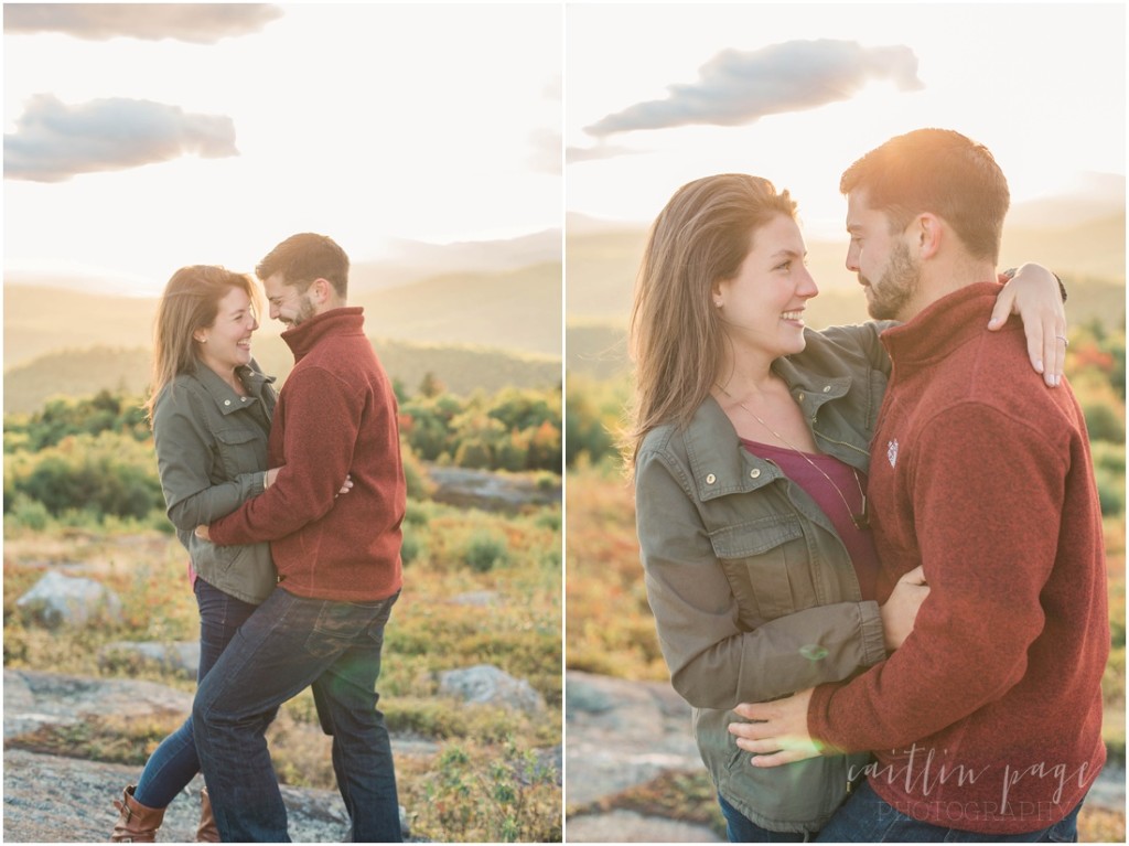 Mountaintop Engagement Session Foss Mountain Eaton New Hampshire Caitlin Page Photography_0035