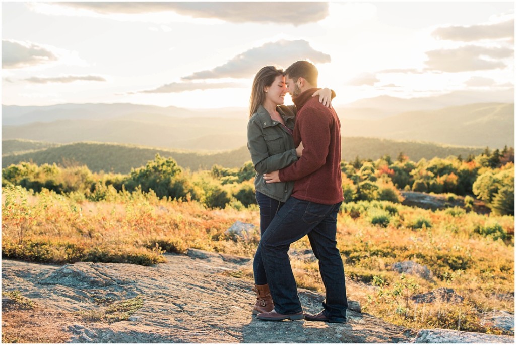 Mountaintop Engagement Session Foss Mountain Eaton New Hampshire Caitlin Page Photography_0036