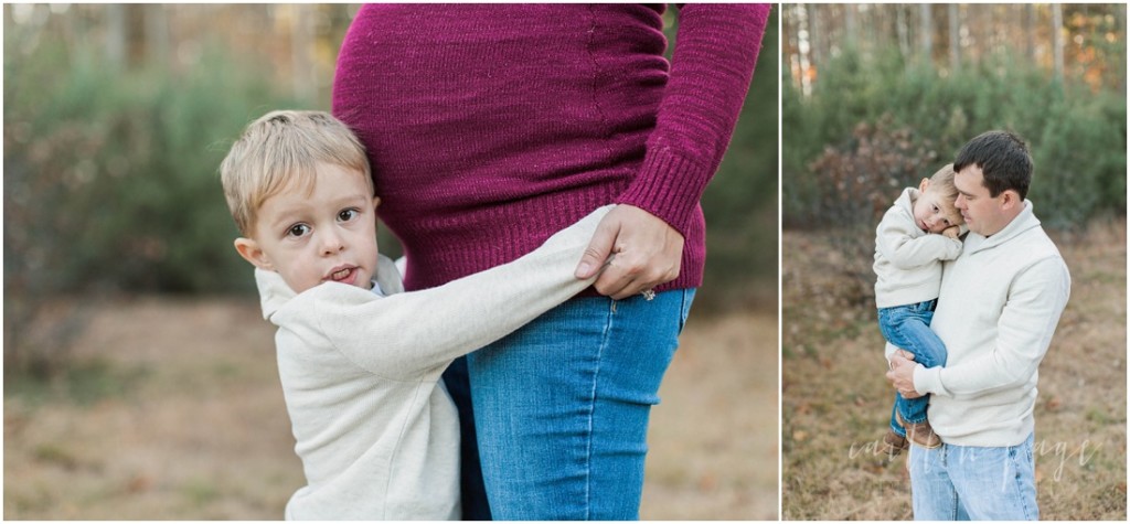 Outdoor Winter Country Maternity Session Freedom New Hampshire Caitlin Page Photography_0005