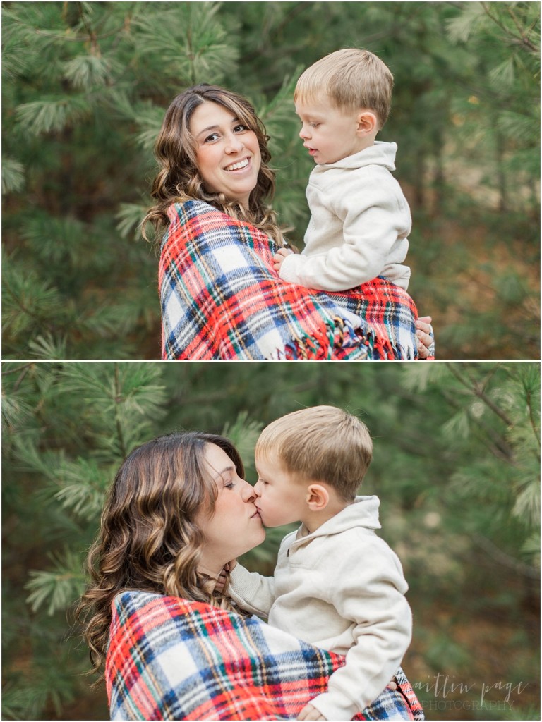 Outdoor Winter Country Maternity Session Freedom New Hampshire Caitlin Page Photography_0013