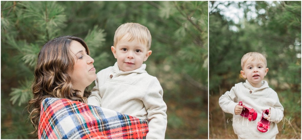 Outdoor Winter Country Maternity Session Freedom New Hampshire Caitlin Page Photography_0014