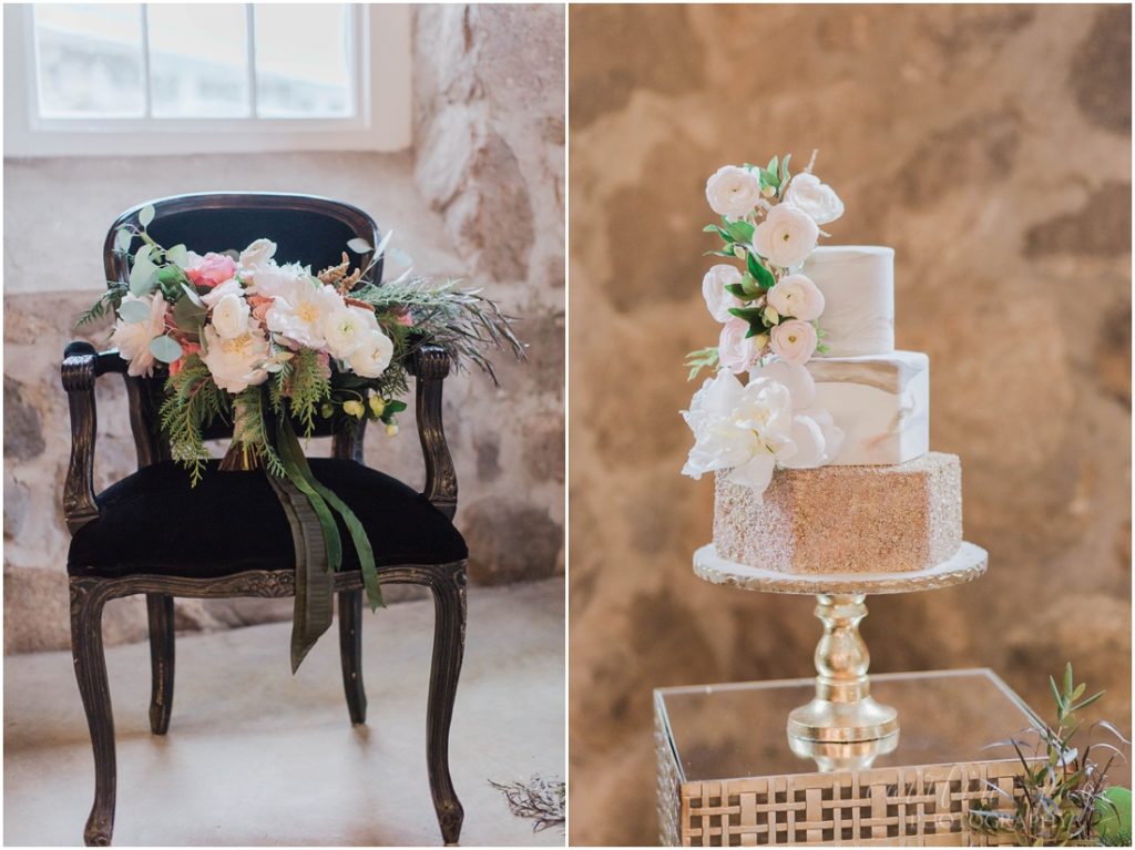 wedding-details-cake-and-bouquet