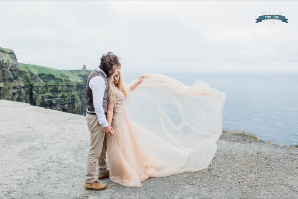 Couple on Cliffs of Moher