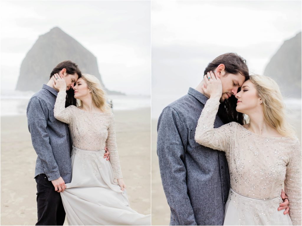 cannon beach couples session