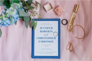 wedding invitation and details