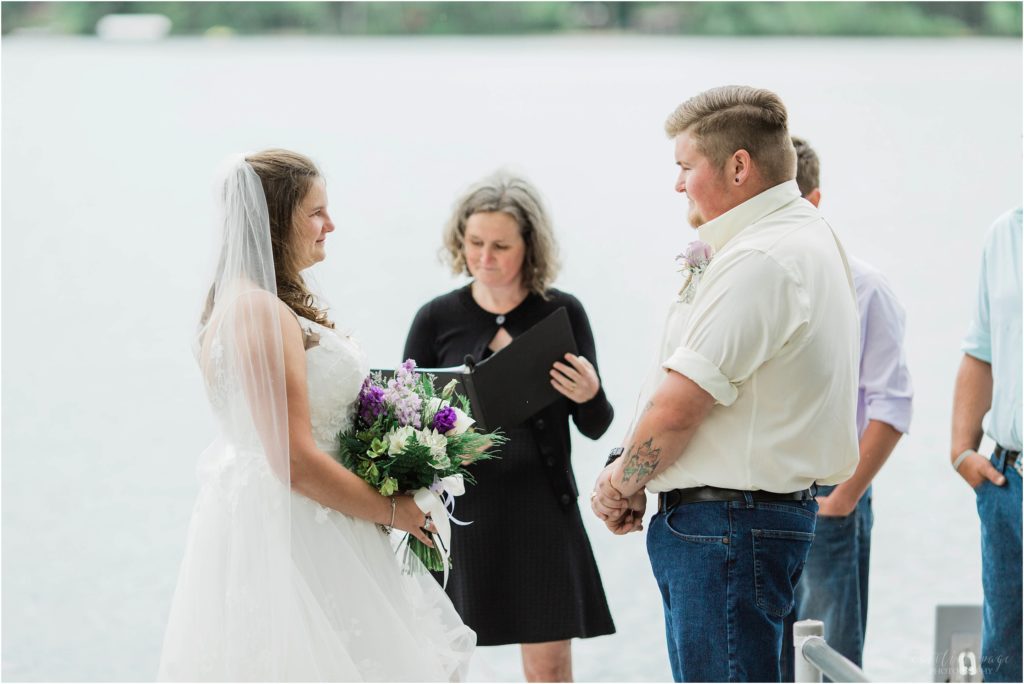 bride and groom wedding ceremony
