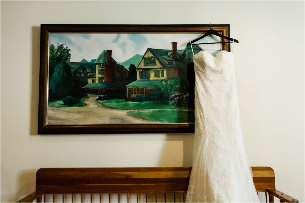wedding dress painting