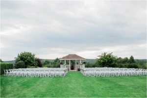 ceremony site dell lea wedding
