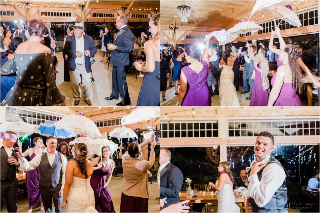 wedding guests dancing locke falls farm