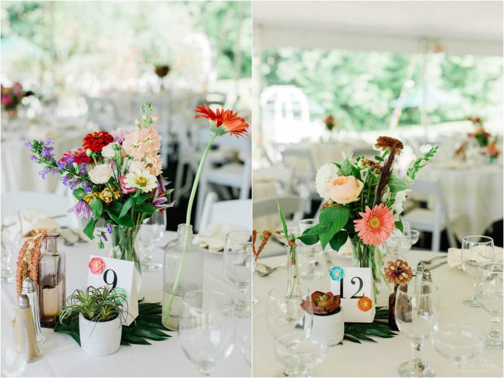 floral centerpieces wedding reception glen new hampshire