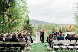 wedding ceremony eagle mountain house jackson new hampshire