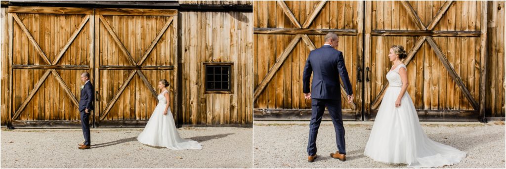 first look barn elopement new hampshire