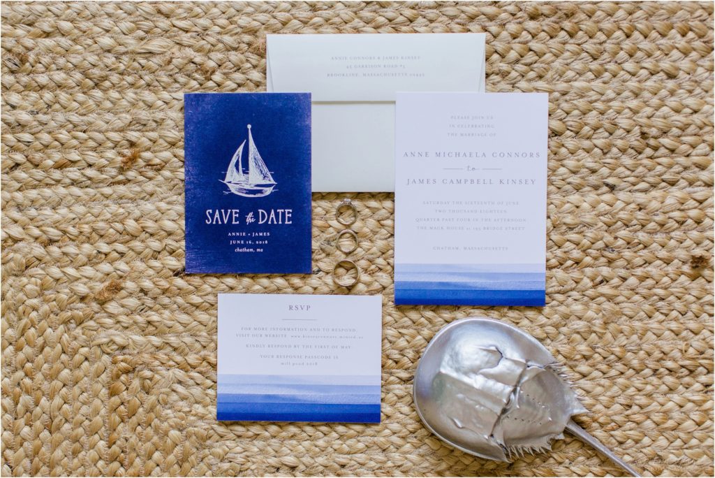 cape cod wedding invitations