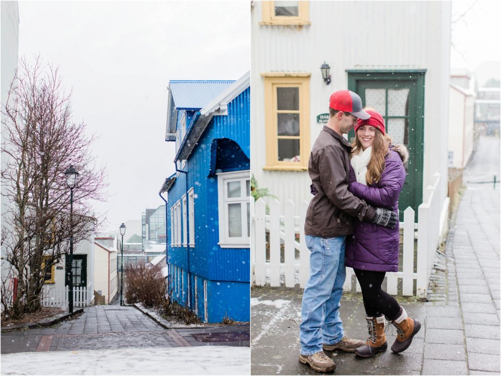 couple in reykjavik iceland
