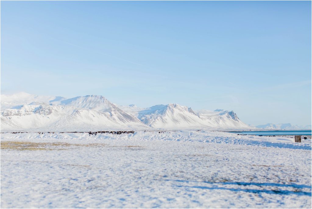 winter icelandic landscape