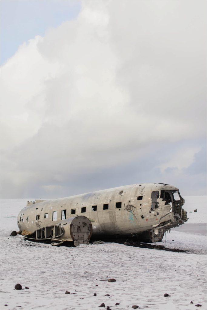 plane crash site in iceland