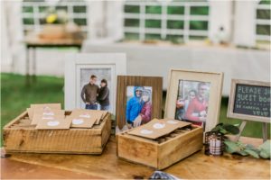 photos of couple with flower seeds