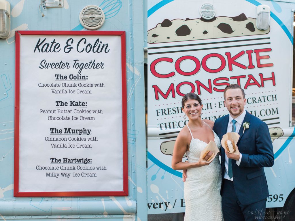 Cookie Monstah cookie truck at wedding