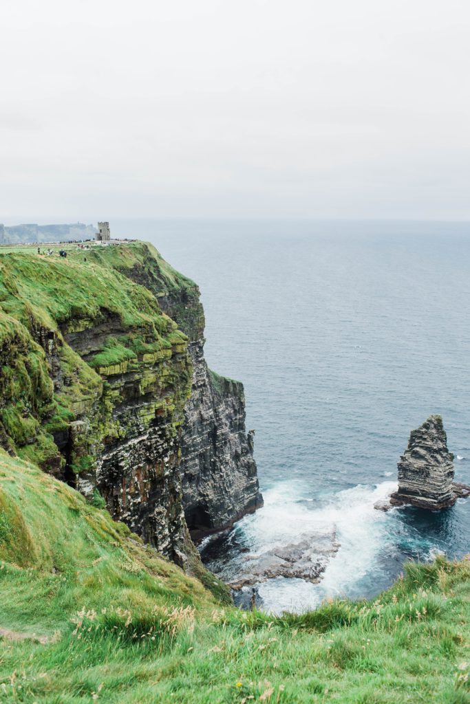 Cliffs of Moher on a cloudy day