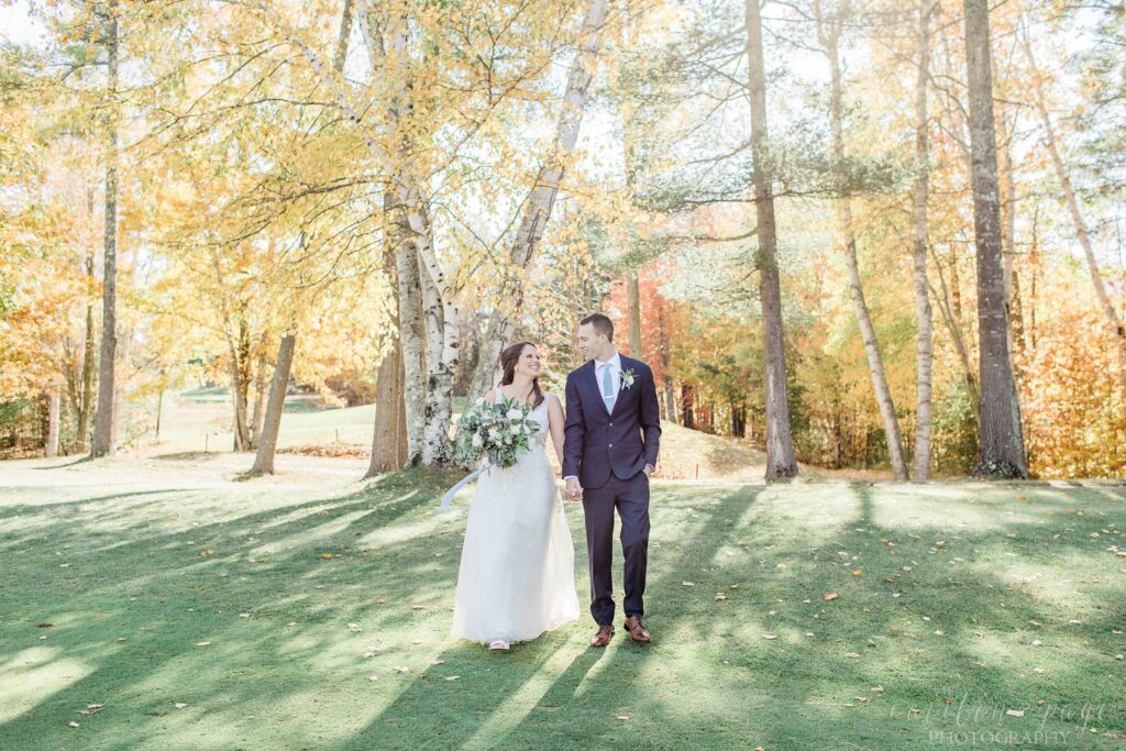 Bride and groom portrait at Owl's Nest