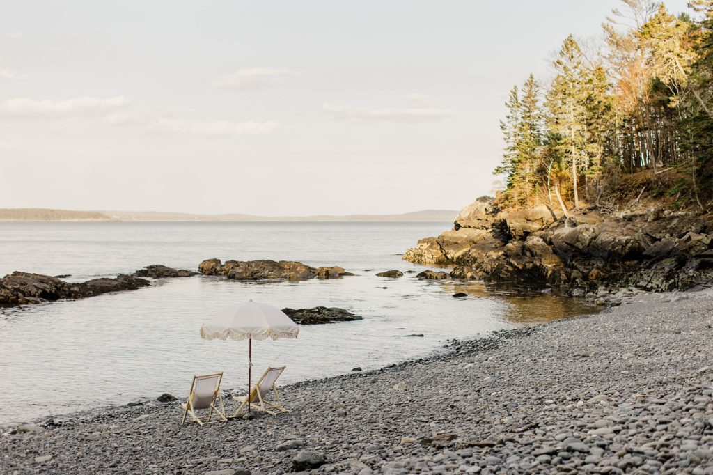 Elegant Boho Oceanside Wedding in Acadia National Park