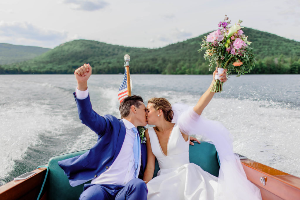 Elegant Lakeside Summer Camp Wedding on Squam Lake