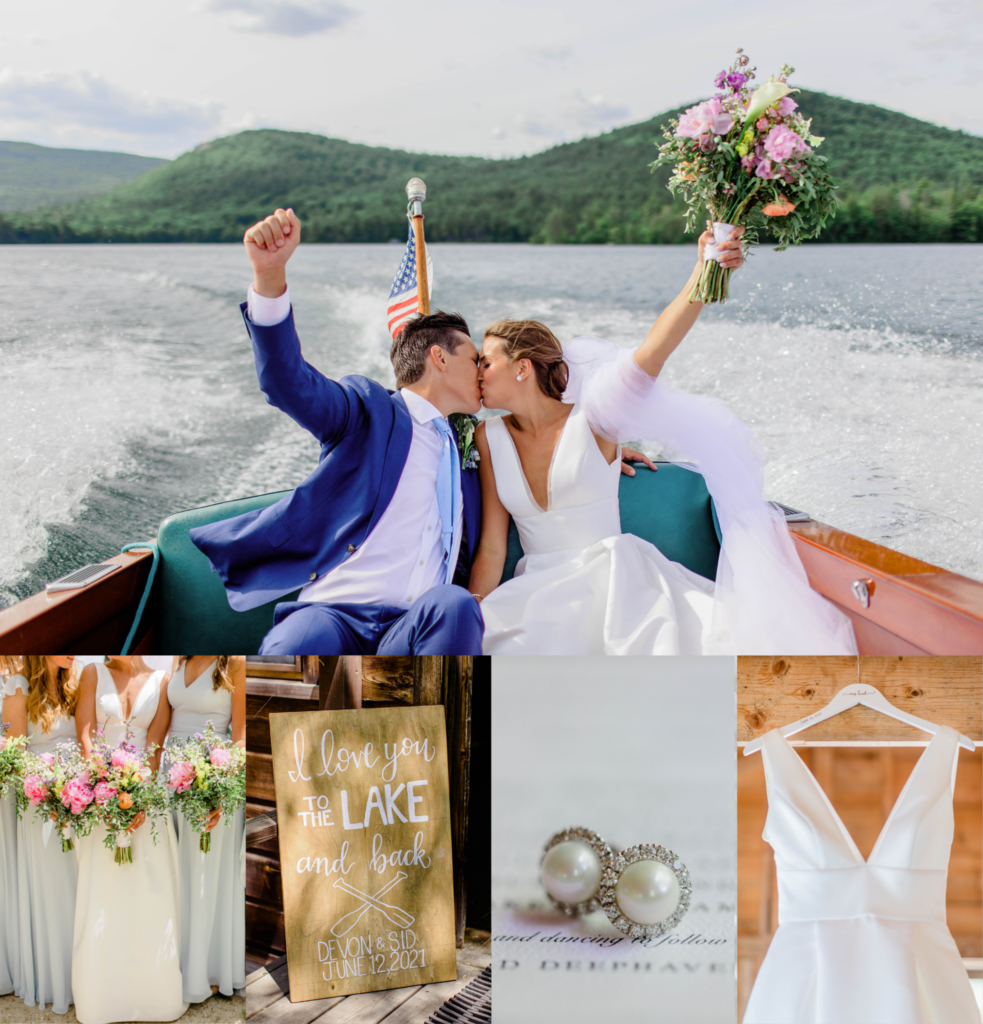 Elegant Lakeside Summer Camp Wedding on Squam Lake