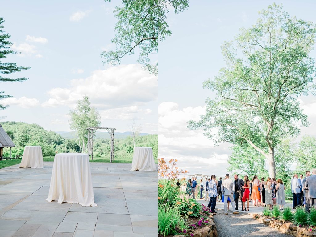 Bright boho summer wedding at Barn on the Pemi