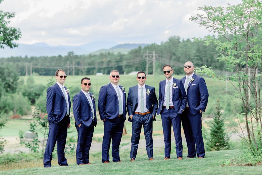 Elegant and classic summer wedding at Owl's Nest in Thornton New Hampshire